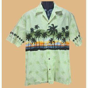 Pacific Legend Mens Hawaiian Slim Fit Shirt XL